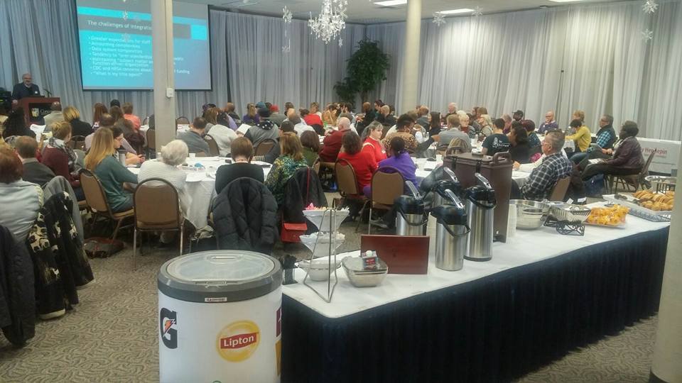 Community audience at a GHANDS event
